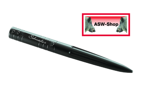 Schrade Tactical Pen Aluminium T6061 Kugelschreiber Stift Hauser Mine schwarz 